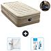 Set Materassino Gonfiabile - 191x99x46 Cm - Beige - Include Accessori Coordinati Cb16 - Foto miniatura 1