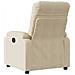 Lusso Casadino -  Poltrona Reclinabile Crema In Tessuto Di Microfibra - Foto miniatura 2