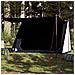Tenda Campeggio 2 Persone Bianca Tessuto Oscurante Impermeabile - Foto miniatura 1