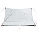 Tenda Campeggio 2 Persone Bianca Tessuto Oscurante Impermeabile - Foto miniatura 6