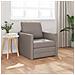 Divano Letto 2-in-1 Tortora 74x77x81 cm Tessuto - Foto miniatura 2