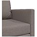 Divano Letto 2-in-1 Tortora 74x77x81 cm Tessuto - Foto miniatura 8