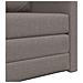 Divano Letto 2-in-1 Tortora 74x77x81 cm Tessuto - Foto miniatura 9