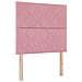 Testiera in velluto rosa  con design a rombi 100 cm, Testiera in velluto rosa  con design a rombi 200 cm - Foto miniatura 1