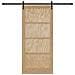 Porta Scorrevole con Set di Ferramenta 'ORKDAL'Legno Massello di Pino - Foto miniatura 4