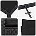 Set da Pranzo per Giardino 3 pcs Nero polyrattan - Foto miniatura 9