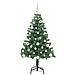 Albero di Natale con 150 LED con supporto Verde 150 cm PVC - Foto miniatura 4