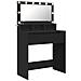 Tavoli da Trucco per Camera da Letto Nero 80 x 39,6 x 135 cm - Foto miniatura 1