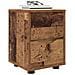Comodini con cassetto 2 pcs Legno vecchio 30,5 x 30 x 43 cm - Foto miniatura 3