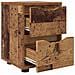 Comodini con cassetto 2 pcs Legno vecchio 30,5 x 30 x 43 cm - Foto miniatura 5