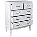 Cassettiera In Legno Bianco 80x40x105h - Foto miniatura 4
