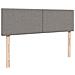 Struttura Letto Pouf con Materassi Tortora 160x200cm in Tessuto - Foto miniatura 9