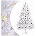 Albero di Natale artificiale Bianco 120 x 120 x 240 cm - Foto miniatura 1