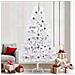 Albero di Natale artificiale Bianco 120 x 120 x 240 cm - Foto miniatura 2