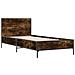 Struttura letto con testata Rovere Fumo 80 x 200 cm - Foto miniatura 3