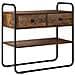 Tavolo consolle Rovere Fumo 100 x 40 x 75 cm - Foto miniatura 1