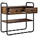 Tavolo consolle Rovere Fumo 100 x 40 x 75 cm - Foto miniatura 4