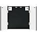 Armadio per Dartboard ALKMAAR Nero 52,5 x 10,5 x 53,5 cm - Foto miniatura 1