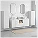 Set di mobili per il bagno 5 pz Bianco Lucido - Foto miniatura 8