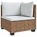 6 pz Set Lounge in Rattan con Cuscini GENDT Rattan naturale - Foto miniatura 3