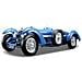 Gold Bugatti Type 59 Scala 1:18 Blu - Foto miniatura 1