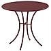 Tavolo Rotondo Pigalle Cm. 80 Colore Marrone D'india Cod 41 - Foto miniatura 1