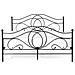 Letto Matrimoniale Design Moderno In Metallo Nero 180x200cm Lyra - Foto miniatura 22