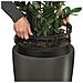 Vaso Fioriera Rondo 40 All-in-one Carbone Metallizzato 15743 - Foto miniatura 2