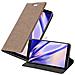Cadorabo Custodia Compatibile Con Nokia 8 Sirocco In Bruno Caffè - Coperchio Protettiva Con Chiusura Magnetica, Funzione Stand E Tasca Per Le Carte - Foto miniatura 1