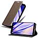 Cadorabo Custodia Compatibile Con Nokia 8 Sirocco In Bruno Caffè - Coperchio Protettiva Con Chiusura Magnetica, Funzione Stand E Tasca Per Le Carte - Foto miniatura 5