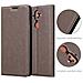 Cadorabo Custodia Compatibile Con Nokia 8 Sirocco In Bruno Caffè - Coperchio Protettiva Con Chiusura Magnetica, Funzione Stand E Tasca Per Le Carte - Foto miniatura 10