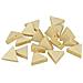 10 Perline Di Legno Triangoli 20 X 17 Mm - Foto miniatura 1