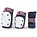 Heavy Duty Skateboard Pad Set Blue /pink - Medium - Foto miniatura 2