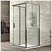 Lato Fisso Box Doccia Adatto Box Corner Cristallo Temprato *** Misure : 97-99xh195 Trasparente - Foto miniatura 1