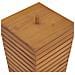 Cesto Portabiancheria 30x30x45 Cm In Massello Di Teak - Foto miniatura 5
