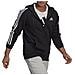 Felpa Da Uomo Con Cappuccio E Zip Essentials 3-stripes Nera Taglia S Codice Gk9051 - Foto miniatura 3