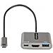 Adattatore multiporta USB C - USB-C a HDMI 4K - 100W PD Pass-Through - Hub USB 3.0 5Gbps (1xType-C / 1xA) - Mini Dock USB-C - Dock USB-C da Viaggio - Docking Station Portatile per Laptop - Foto miniatura 3