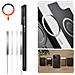 Cover Magsafe Spigen Mag Armor Magfit, Iphone 14 Pro Max Ecopelle Striata Nera - Foto miniatura 3