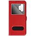 Custodia Per Samsung Galaxy A13 5g E A04s Doppia Finestra Supporto Video Rossa - Foto miniatura 1