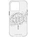 Cover Magsafe Per Iphone 15 Pro Silicone Paillette Bianca Case Mate Karat - Foto miniatura 1