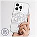 Cover Magsafe Per Iphone 15 Pro Silicone Paillette Bianca Case Mate Karat - Foto miniatura 5