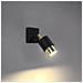 Lampada Da Parete Nero Nero /oro Sl. 1069 - Moderno Lampade Da Parete Oro Nero 16x8x17.5 Cm - Foto miniatura 3