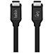 INZ001bt0.8MBK cavo USB 0,8 m USB4 Gen 3x2 USB C Nero - Foto miniatura 3