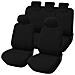 Coprisedili Auto Compatibili Per Panda Seconda 169 E Terza 319 Serie, Made In Italy, Fodere Protezione Sedili Anteriori E Posteriori, 60 E 40, Poliestere - Colore Unico Nero - Foto miniatura 1