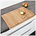Tagliere Piano Di Lavoro In Legno Di Bambu Per Tagliare Verdura Carne 56x38x5cm - Foto miniatura 1