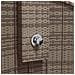 Doccia Esterno Grigia 100x100x241,5cm Polyrattan E Legno Acacia - Foto miniatura 7