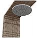 Doccia Esterno Grigia 100x100x241,5cm Polyrattan E Legno Acacia - Foto miniatura 8