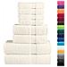 Set ASciugamani SOLUND 8 pz Crema 600 gsm - Foto miniatura 2