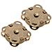 Bottoni Automatici Magnetici Per Cucire, 18 Mm (confezione Da 10) Bronze - Foto miniatura 3