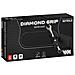 Box 50 Guanti Diamond Grip Nitrile Nero Taglia M - Foto miniatura 2